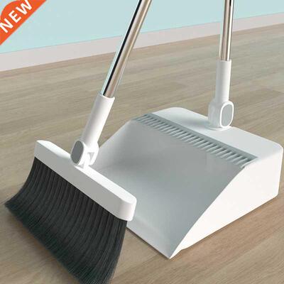 Dust Brooms Sets Magic Fding Dustpan for Home Cleaning Bru