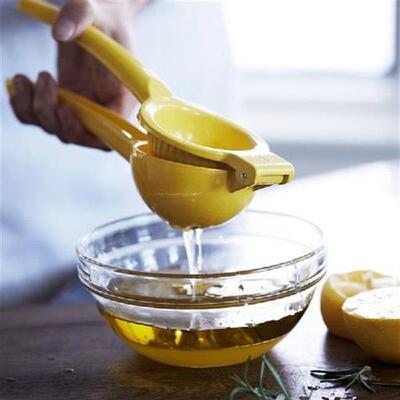 Lemon Squeezer Hend Held Juicer Double Bowl Metal Lemon