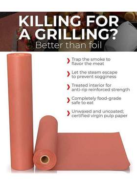 45.7cmx53. Pink Kraft Butcher Paper Roll Food Grade Peach Wr