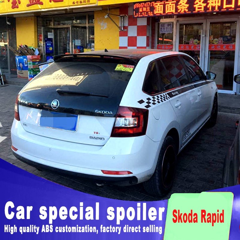 2012 2013 2014 2015 2016 for Skoda fabia 3 spoiler by high q