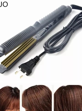 Professional Hair Crimper Curling Iron Wand Ceramic Corrugat