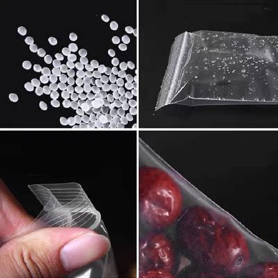 New PE Self-styled 6 Wires Ziplock Lock Zipped Poly Clear Ba