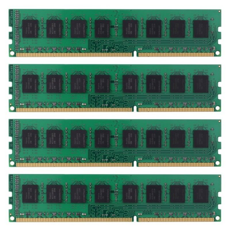 4X DDR3 4GB Ram Memory 1333MHz 240Pins 1.5V Desktop DIMM Dua
