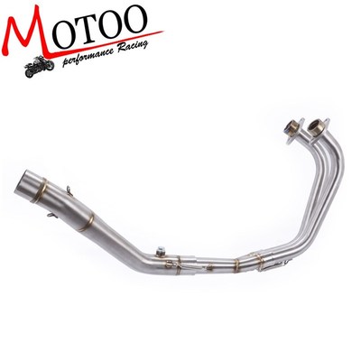 Motoo -  Full Exhaust System pipe ddle pipe slip on for YAMA