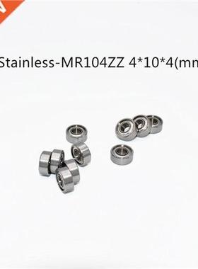 Stainless steel bearing 10PCS SMR104ZZ 4*10*4(mm) free shipp