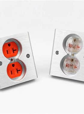 One pieces US AC power Receptacles wall outlet audio grade c