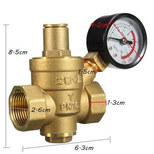 Water DN2 1.6 Brass Reducer Pressure Adjustable Regulator