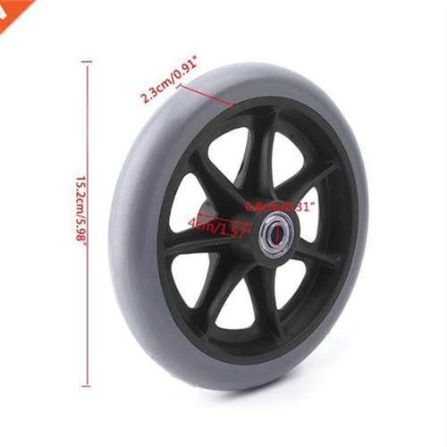 2pcs 6 Wheelchair Casters Small Cart Rollers Chair Wheels A