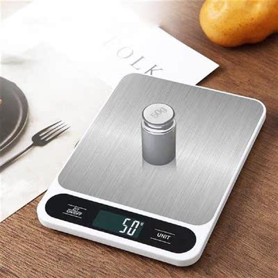 5kg 10kg Electronic Kitchen Scale LCD Measuring Tool Stainle