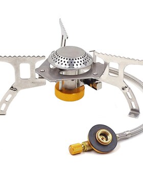 3500w Outdoor Gas Stove Burner With Adapter Electronic Porta