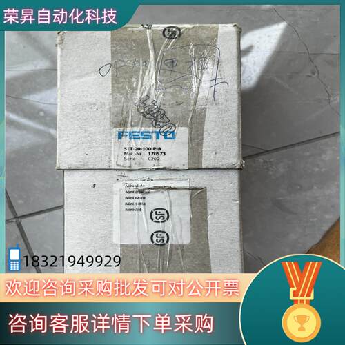 现货FESTO气缸 SLT-20-100-P-A 170573