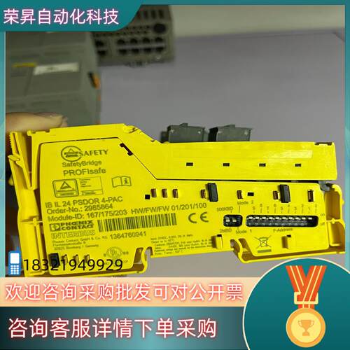 现货PHOENIX 菲尼克斯PHOENIX 安全继电器模块29