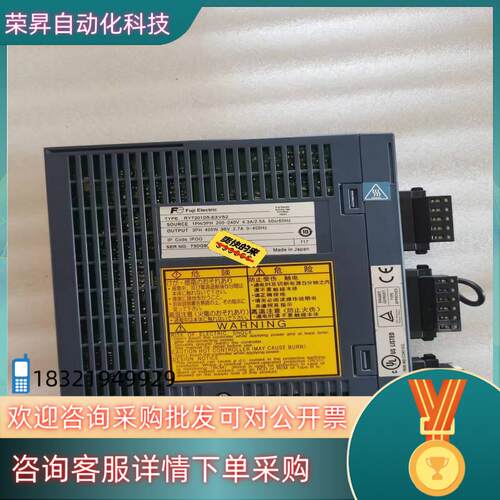 现货全新富士400W驱动器型号RYT201D5-E