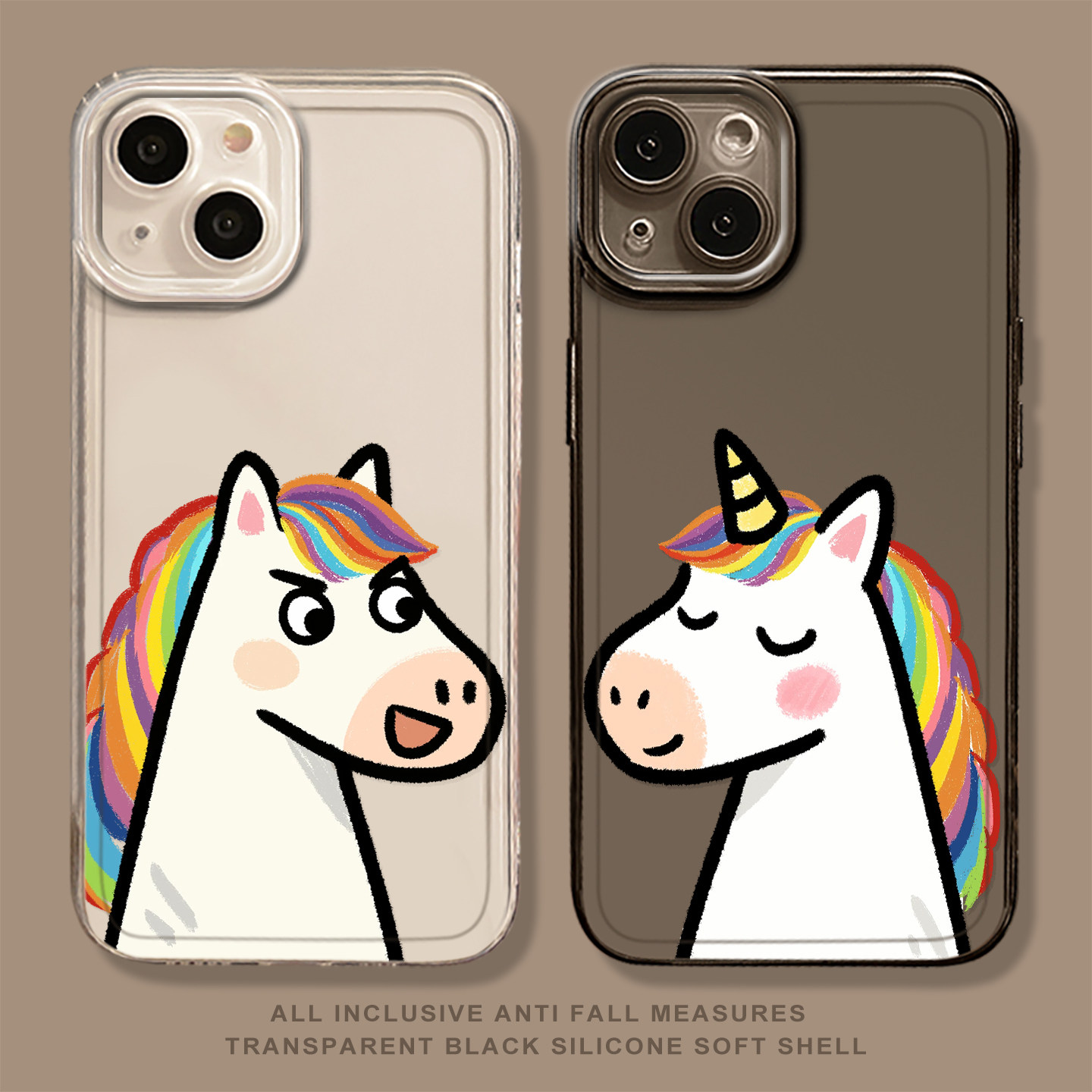 情侣小马手机壳适用苹果16趣味iphone15promax马年14plus搞怪13mini个性12本命年11新款8p透明7防摔套xs/xr/x,3C数码配件,手机保护套/壳,淘宝优惠券,粉丝福利购,淘宝优惠卷