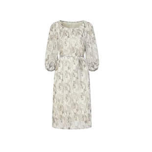 玖特通勤商务雪纺收腰轻薄收腰连衣裙女2025夏季 JTEX50049 新款