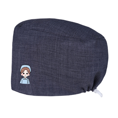 医安手术帽大头围圆帽卡通图案