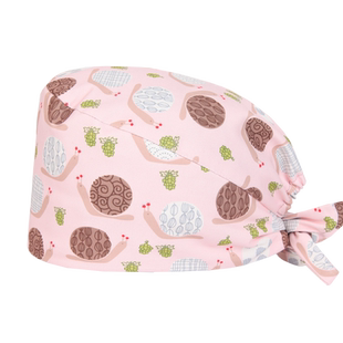 医安手术帽女护士小花帽手术室专用帽防静电口腔医生工作帽男透气