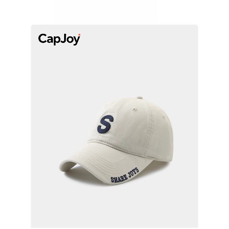 CapJoyS字母刺绣棒球帽男女
