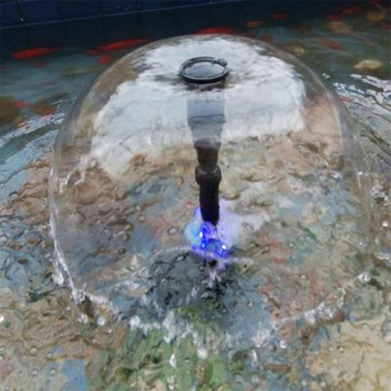 景观水池喷泉泵带LED灯大流量小型潜水泵鱼池假山循环泵鱼缸抽水