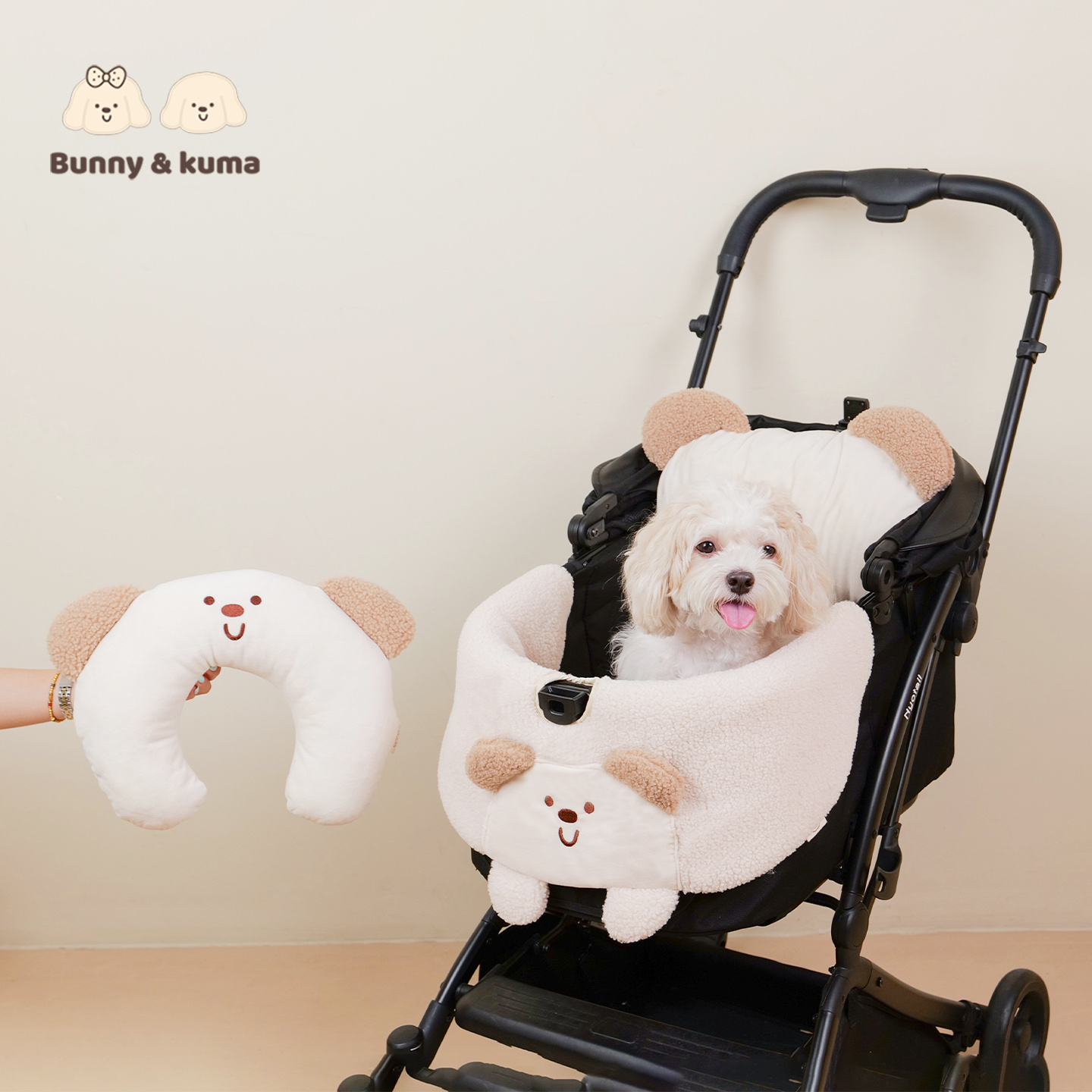 宠物推车防脏巾垫子枕头三件套