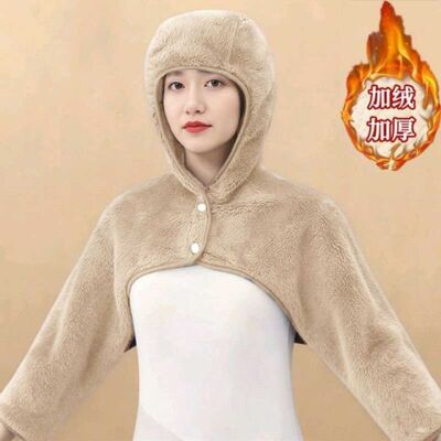 睡觉头部防风帽子晚上戴的睡帽冬天睡眠中老年人头套女护额头保暖