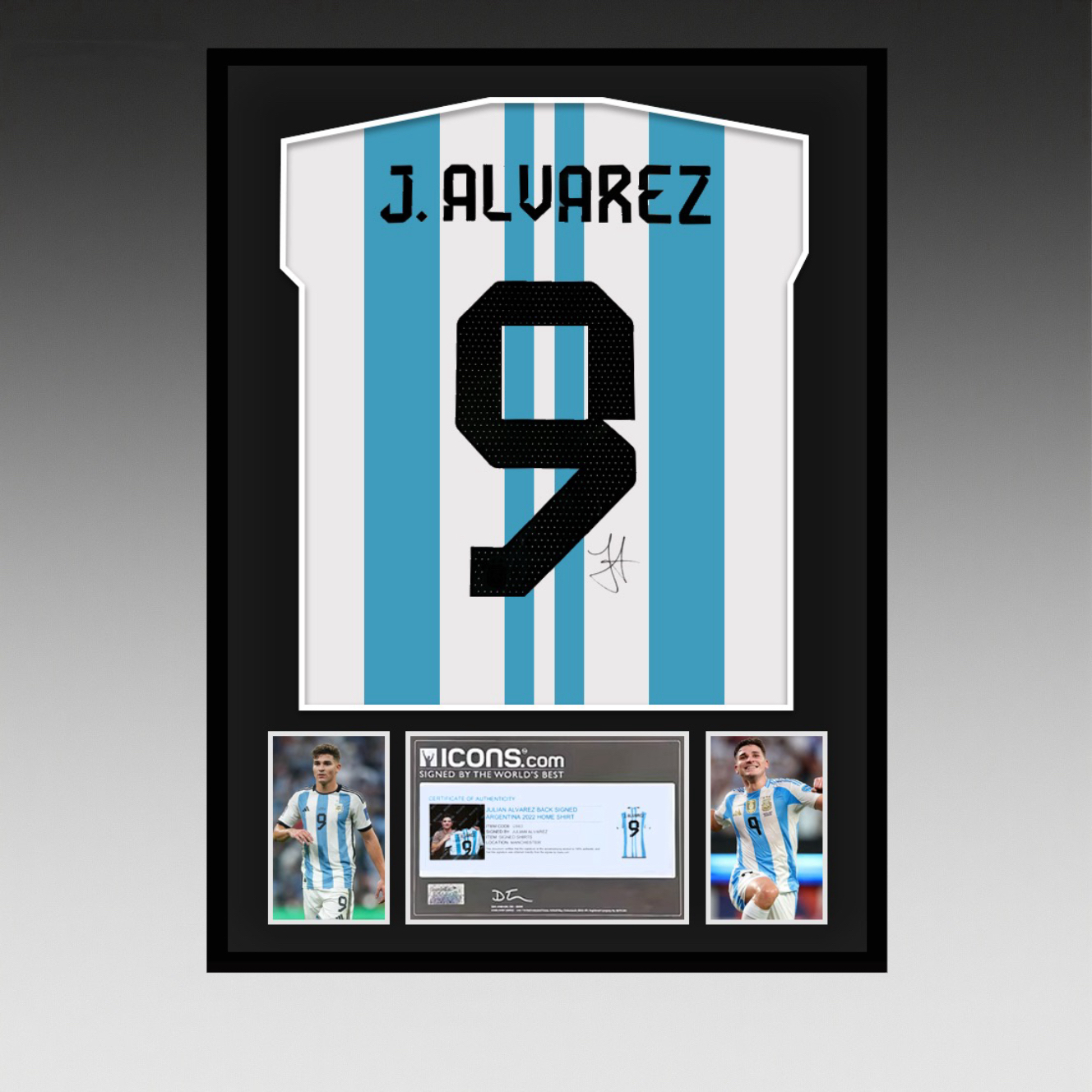 阿尔瓦雷斯签名球衣2022赛季