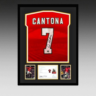 坎通纳｜亲笔签名 1996赛季曼联队球衣 【含EM证书】球迷礼物