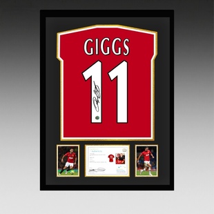 吉格斯｜亲笔签名 2022-23赛季曼联队球衣【含EM证书】精装裱