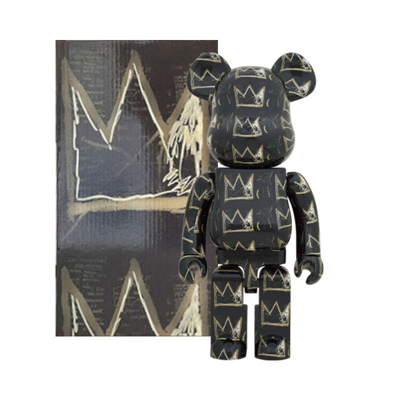 正品bearbrick积木熊巴斯奎特8代1000%潮玩摆件件公仔玩偶礼物