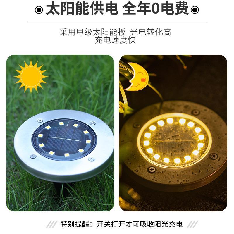 太阳能地埋灯户外庭院灯插地灯花园布置别墅装饰照明灯景观草坪灯