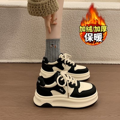 【1万+人种草】加绒运动小白板鞋