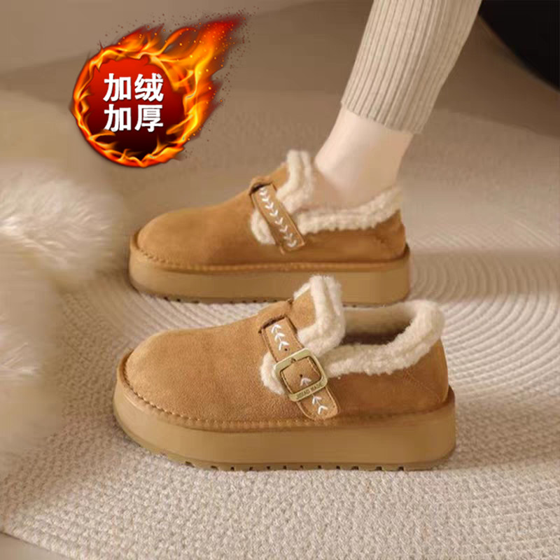 【全网热销】勃肯雪地靴毛毛棉鞋