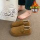 女2025新款 博肯棉鞋 冬季 34码 外穿一脚蹬加绒孕妇乐福鞋 厚底勃肯鞋