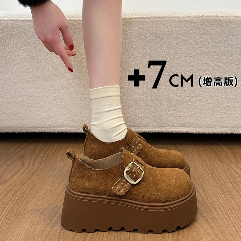 厚底增高全包勃肯鞋女2026新款春季一脚蹬休闲乐福鞋博肯单鞋34码,女鞋,勃肯鞋/软木鞋,淘宝优惠券,粉丝福利购,淘宝优惠卷