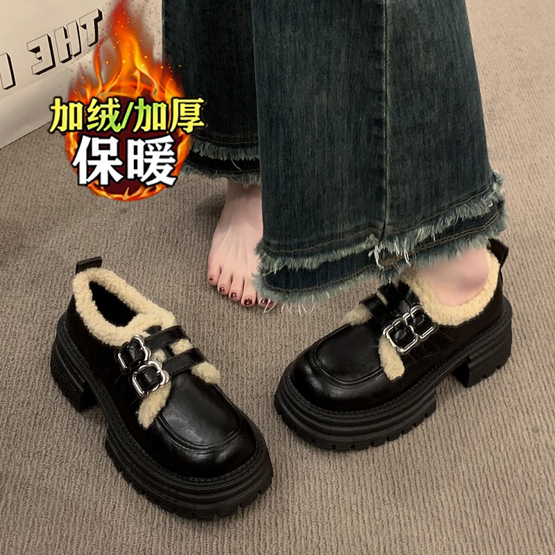 【1万+人种草】加绒乐福小皮鞋