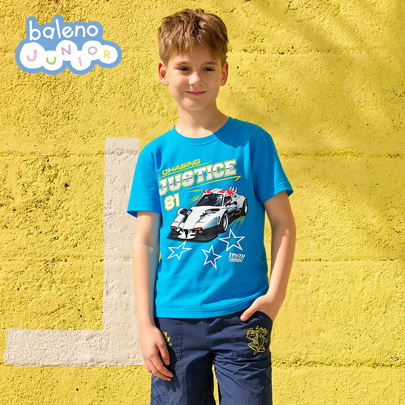 班尼路童装短袖T恤春夏中大童五分裤男童休闲短裤女童长裤运动裤Z