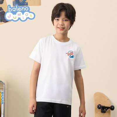 班尼路童装短袖T恤春夏中大童短袖男童休闲风女童T恤运动Z