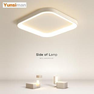 燈具 超薄led吸頂燈簡約現代主臥室燈客廳燈餐廳書房房間2024新款