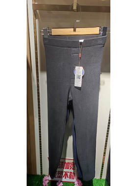 如锦大鹅绒裤中厚保暖单裤女92102加长护膝高腰打底秋裤线裤91102