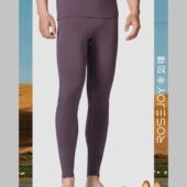 男驼绒蛋白加长护膝260克保暖打底高弹绒裤 如锦莫代尔薄款 秋裤 412