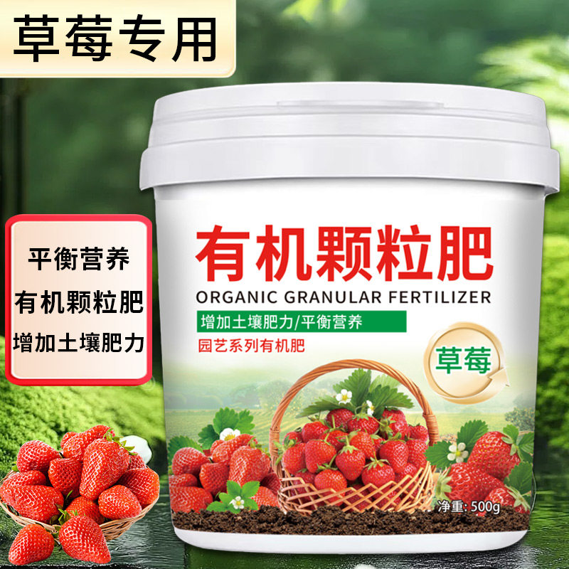 草莓专用生物有机肥增甜增色花多无机肥