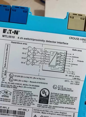 MTL5510英国伊顿浪涌保护器 隔离式安全栅 全新原装 现货包邮