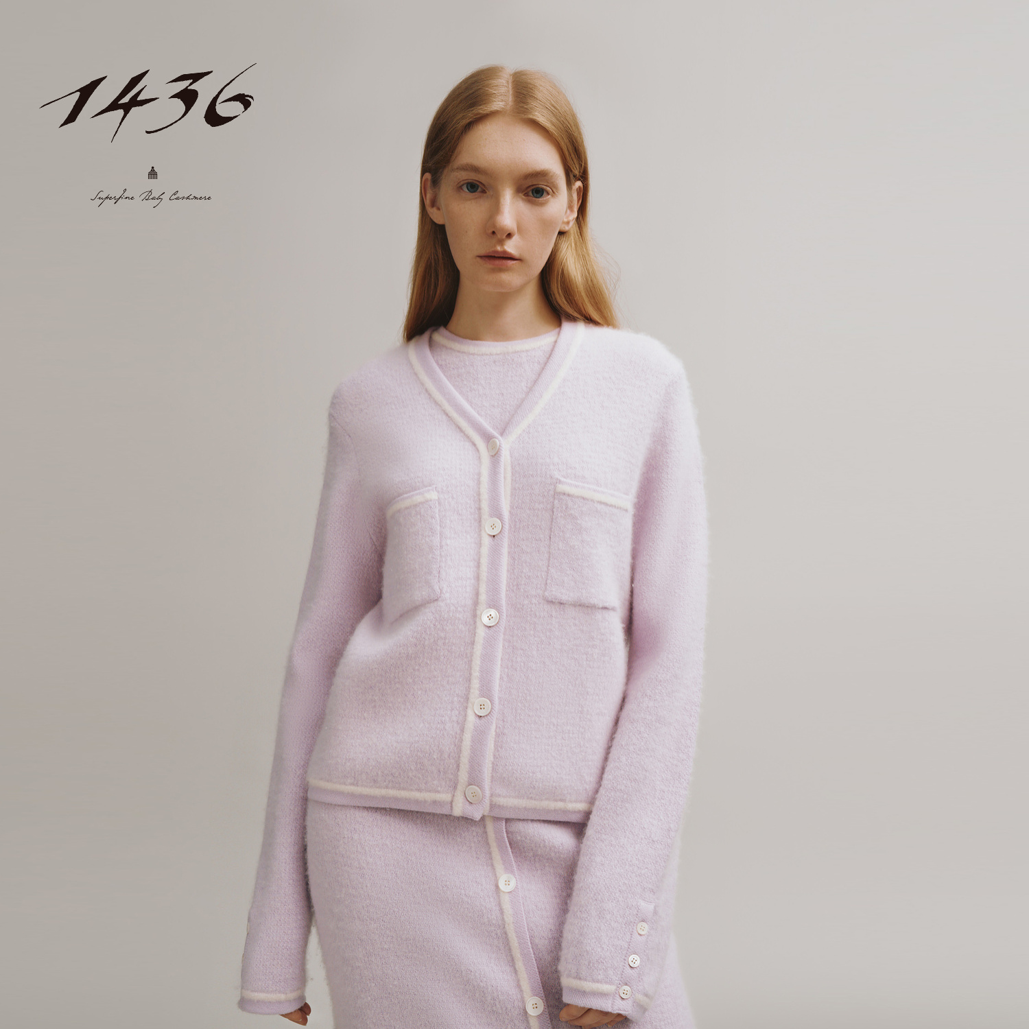 开衫1436羊绒小香风春季