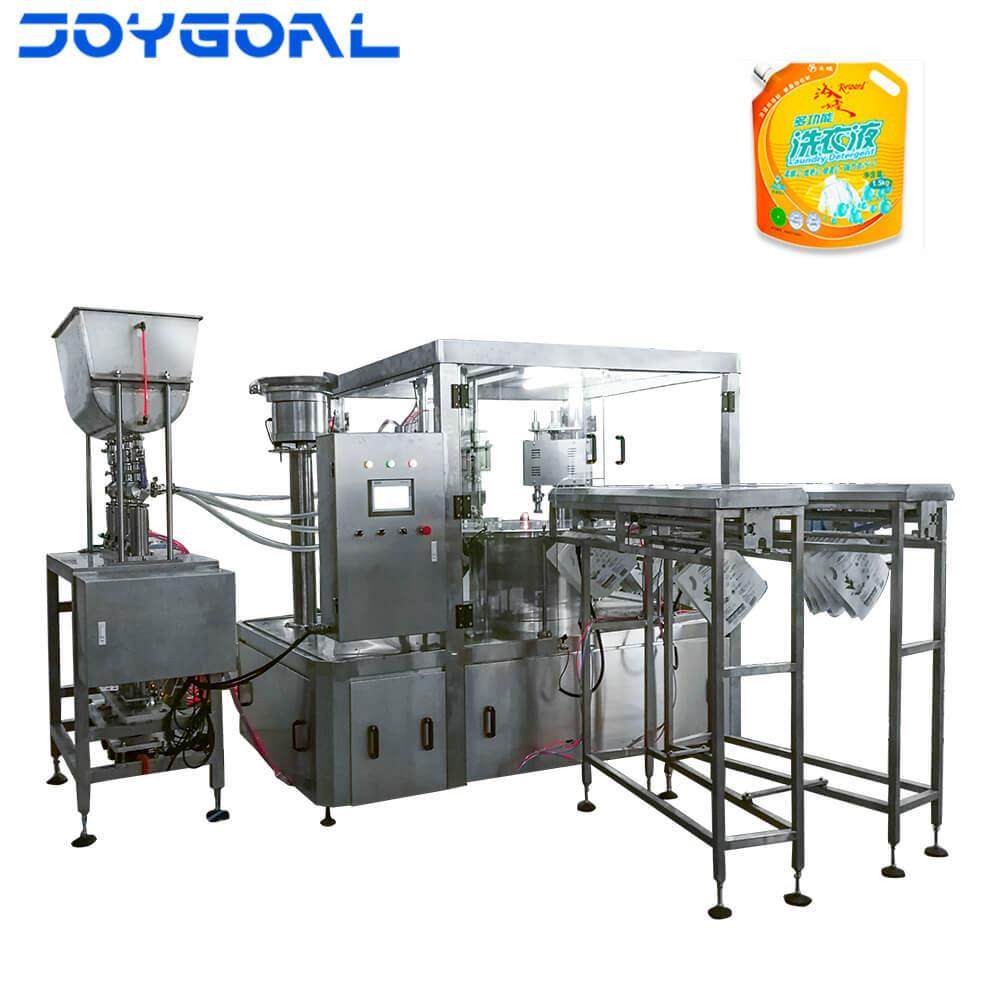 袋装沐浴露护发素洗衣手液洁精生产线三合一预制自立袋灌装旋盖机,办公设备/耗材/相关服务,灌装机,淘宝优惠券,粉丝福利购,淘宝优惠卷