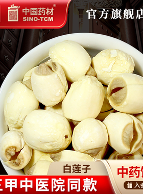白莲子10g 国药集团冯了性中药饮片批发小包装中药材抓配中国药材