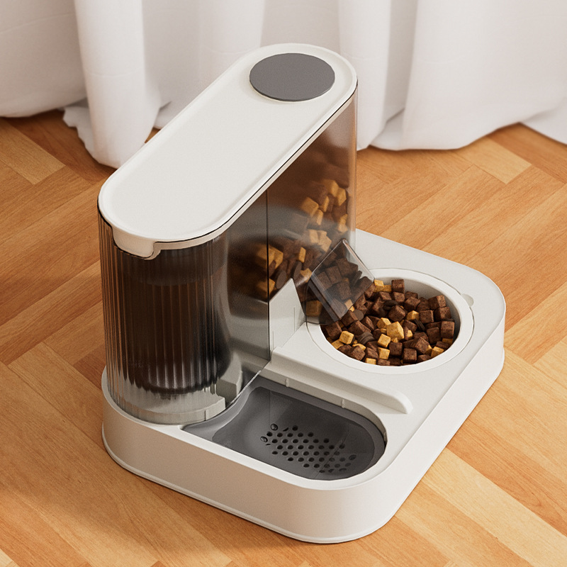 猫碗狗碗自动喂食器猫咪自动饮水机宠物用品大容量二合一宠物碗
