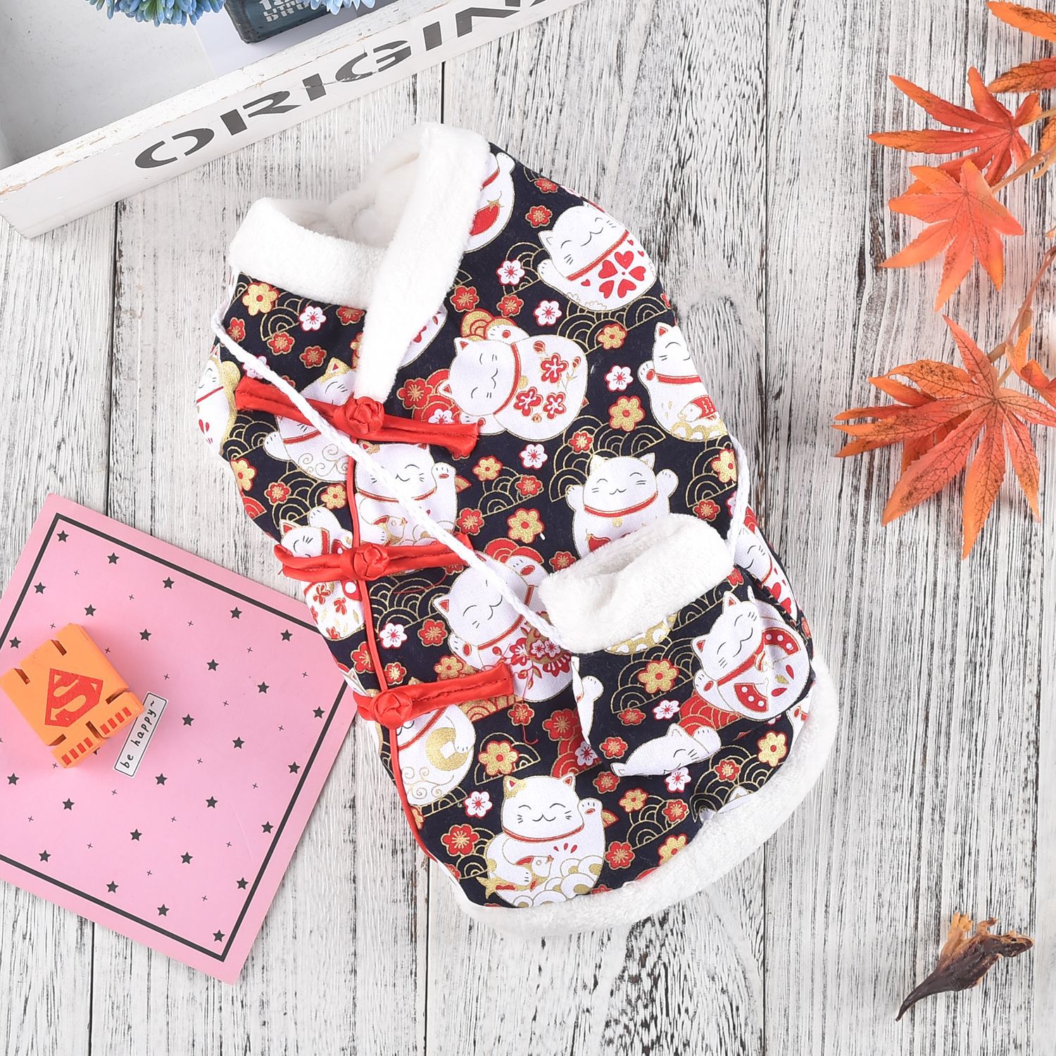 新年装礼服宠物狗狗猫咪衣服两脚招财猫背包唐装小中大型犬服