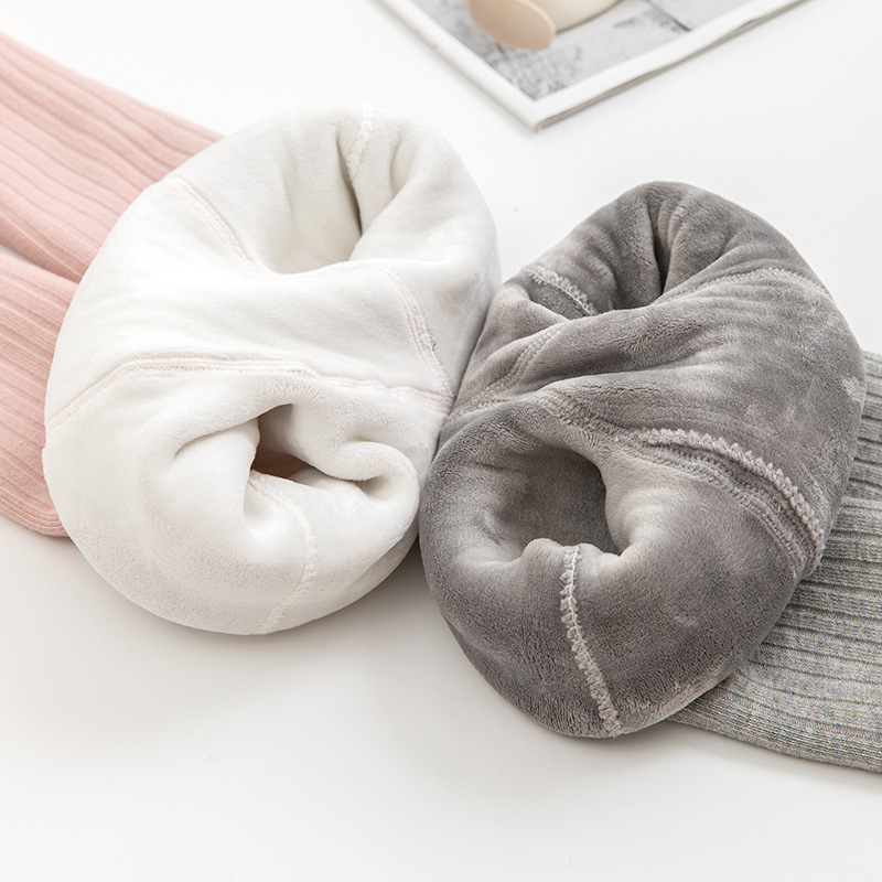 女童打底裤加绒加厚宝宝连体裤袜冬婴儿裤袜打底袜儿童连裤袜