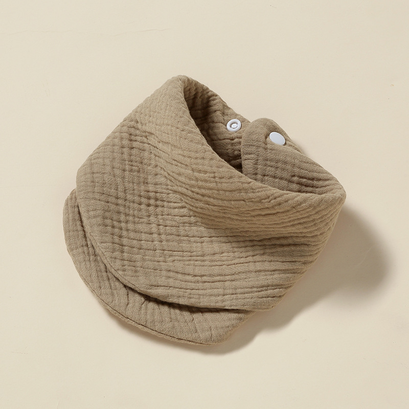 婴儿口水巾六层纯棉纱布宝宝围嘴吸水围兜四方巾新生儿童四季11色