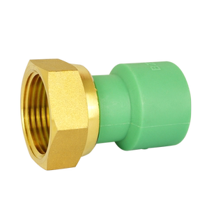 热水器ppr水管配件活接头25热熔32水管直通内丝6分1寸铜活接头